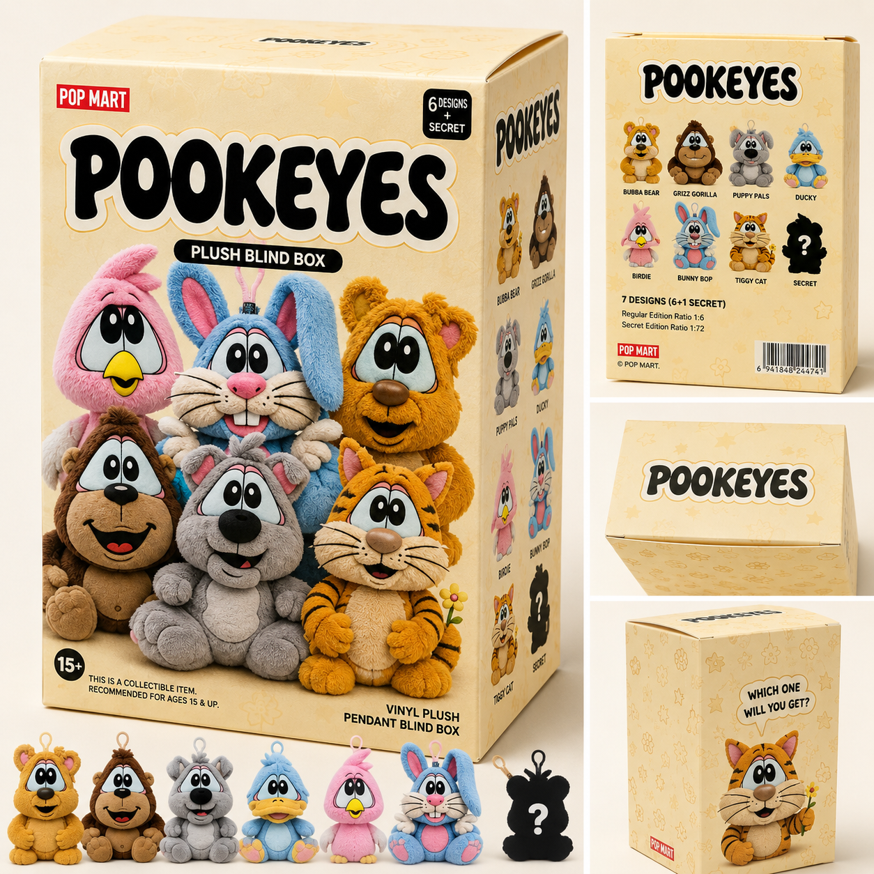 POOKIEYES blind box packaging